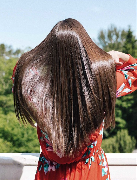 Silky hair